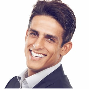 A man smiling at the camera