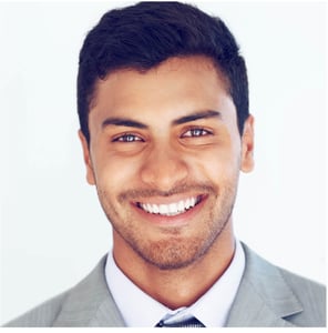 A man smiling at the camera