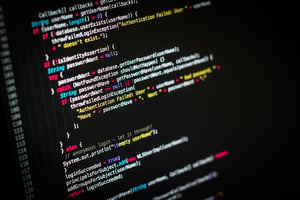 A computer screen shot of a program code