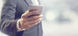 A person holding a phone